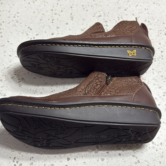 Alegria Slip-On Ankle Boots Nell Delicut Tawny NWOB SZ 40/9.5-10 US comfort - Picture 5 of 7